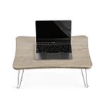 ZUESSE DIZAYN Dizüstü Bilgisayar Standı, Kahvaltı Servis Yatağı Tepsisi, Mini Piknik Masası,Taşınabilir ve Hafif Mini Masa, Kanepe için Lap Tablet Masası,Laptop Standı (Sonomo Rengi)