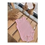 Zuff Baby Unısex Atlet Kol Çıtçıtlı Badi Bebek Body Ve Zıbın PEMBE 3-6 AY zuffNM322