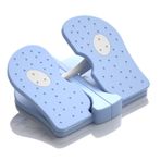 ZUFUMI Mini Katlanabilir Bacak Egzersizi Taşınabilir Ayak Pedalı Egzersiz Makinesi Masa Altında Step Egzersiz Bacak Kasları Fizik Tedavi Bacak Egzersizi Evde Varisli Damarları Rahatlatır (Mavi)