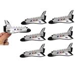 Zugar Land Uzay Mekiği Köpük Kaydırıcılar (12,7 cm) Dış Uzay Kozmos Uçan Oyuncaklar. Uçak Eğlenceli Jet (Altı Kaydırıcı)