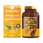 Zühre Ana Bromelain Takviye Edici Gıda 60 Tablet 1250 mg Doğal ve Katkısız - 1 gr