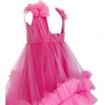 Zühre Balaban Pink Shine Pembe Tek Omuz Kız Çocuk Abiye Elbise ZB2022PINKSHIKISA1-14 - 10 Yaş
