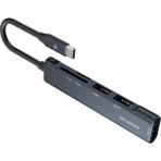 Zuıdıd 5 İn 1 Dönüştürücü Hub Usb 3.0 + Kart Okuyucu Siyah
