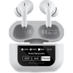 Zuidid Airpro2 Dokunmatik Lcd Panelli Bluetooth Kulaklık Anc Özellikli Beyaz
