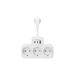 ZUIDID Akım Korumalı Priz Duvar Priz Çoğaltıcı 3 Priz 2 Type-C Girişi 1 Usb Girişi 16A/3680W