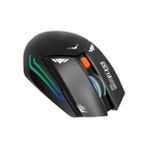 Zuidid Bwm1 USB Alıcılı 2.4g Rgb Işıklı Şarj Edilebilir Optik Kablosuz Mouse - Siyah