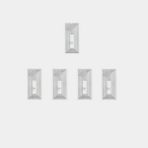 Zuidid Nfc Etiketleri NTAG213 - 213 Çipli 144 Bayt Su Geçirmez Yeniden Yazılabilir Yapışkan Etiketler - 1.1x2.1 cm