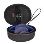 ZUJFPL Beats Studio 3 / Beats Studio Pro Kablosuz Kulak Üstü Kulaklıklar için EVA Sert Kılıf, Premium Seyahat Koruyucu Taşıma Saklama Çantası (Siyah)