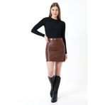 Zula Moda MİNİ DERİ ETEK KEMERLİ /ZRA DERİ ETEK KEMERLİ MODEL