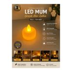 zulya LED Mum Gerçek Alev Efektli Pilli Dekoratif Mum – Titreşimli Alev Görünümlü Gece Lambası – Ev Dekorasyonu İçin Tek Adet