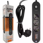 Zuma ZP-305 3lü Akım Korumalı Priz 5 Metre Anahtarlı
