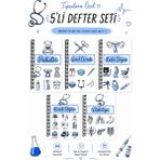 Zumio Klinik Bilimler A5 Defter Seti 5'li | Dahiliye, Pediatri, Genel Cerrahi, Kadın Doğum ve Küçük Stajlar 60 Yaprak