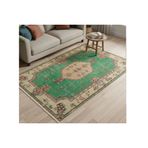 Zümrüt Bahar Vintage Dokuma Taban Halı, 362 Yng, 100X200 Cm