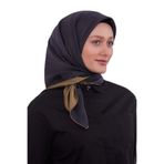 Zümrüt Çift Taraflı Twill İpek Eşarp