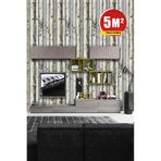 Zümrüt Exclusive 9270 Bambu Kavak Ağacı Desenli Hafif Dokulu Duvar Kağıdı 5M²