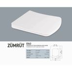 Zümrüt Thermoplast Yavaş Kapanan Klozet Kapağı