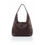 Zuna Studio Zaneria Kahverengi Örgü Detaylı Shopper Kadın Omuz Çantası