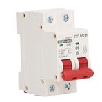 Zunate 2P DIN raylı cüce anahtar, DC 1000 V, 25 A, hızlı tetikleme desteği, ark söndürme, DC güç kaynağı sistemi için, güneş enerjisi sistemi