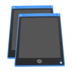 Zunate 8,5 inç yazı bloku ve kalem, yazı tahtası, pratik yazı yazmak için uygun, LCD yazı bloku, kaligrafi alıştırma plakası, yüksek (mavi)
