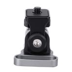 Zunate Cage Monitor Support, ayarlanabilir kafes monitör tutucu, alüminyum alaşım, 360 derece yatay dönüş, video kamera için 1/4 inç vida ile
