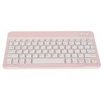 Zunate Kablosuz Bluetooth Klavye, Evrensel Kompakt Ergonomik Cep Telefonu/Tablet/Dizüstü Bilgisayar/PC Daktilo, Android/IOS/Windows için (pembe)