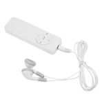 Zunate MP3 Çalar, Kayıpsız Ses Mini Müzik Çalar Seyahat Koşan Öğrenciler için Cep Walkman, Roman Dinle, 64 GB'a kadar Hafıza Kartı Desteği, 180mAh Uzun Bekleme (Beyaz)