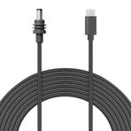 Zunate USB C - DC Güç Kablosu, 20AWG 100W Uydu Tipi C Erkek - DC Erkek Jak İç Mekan Dış Mekan Için Şarj Kablosu, IP68 Su Geçirmez, 3 Metre / 10ft