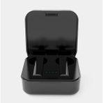 Zunhai AIR2S Tws Çift Mikrofon Ses Gürültüsü, Şarj Kutusu ile Dokunmatik Bluetooth Kulaklık, Destek Işık Ekranı Siyah (Yurt Dışından)