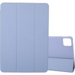 Zunhai Xiaomi Pad 6s Pro 12.4 Için 3 Katlı Deri Kılıf (Yurt Dışından) - Lavanta