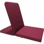 Zunkla Meditasyon Sandalyesi, Backjack, Destekli Yer Minderi, Nefes Terapi Sandalyesi - Bordo
