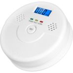 Zuomee LCD Ekranlı Lı Kablosuz Karbonmonoksit Dedektörü (Yurt Dışından) - Beyaz