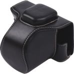 Zuomee Vintage Pu Deri Fujifilm XT100 Askılı Fotoğraf Makinesi Kılıfı (Yurt Dışından) - Siyah