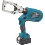 Zupper ED-60UNV Bataryalı Universal Pabuç Sıkma Kablo Kesme Punch Pense Seti - Gri