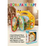 Zürafa Kitap Eğitici Müzikli Sesli Ve Işıklı İnteraktif Bebek Oyuncağı (+12 Ay)