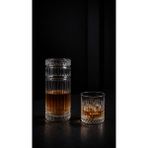 Zürih Collection El Yapımı Viski Seti , Viski Şişesi ve 6 Parça Viski Bardağı Set , Hediyelik Viski Seti , Kesme Cam Kapaklı Sürahi Karaf 6 Parça Kristal Bardak - Su Seti - 1,65 lt