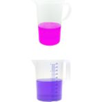 Zürih Ticaret Kulplu Plastik Beher Ölçü Kabı 5 Litre 2 Litre Kulplu Plastik Ölçü Kabı