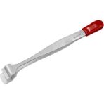 Zürih Ticaret Penset 12cm - Paslanmaz Çelik Geniş Uçlu Filtre Kağıdı Cımbızı - Kimyasal ve Isıya Dayanıklı