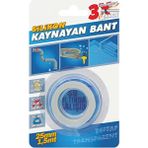 Zürih Ticaret Silikon Kaynayan Tamir Bandı - (25 mm X 1.5 mt) - Şeffaf Bant