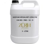 Zürih Ticaret Sodyum Hipoklorit Çözeltisi 5 Litre - (CAS No: 7681-52-9) - Yüksek Kaliteli