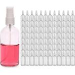 Zürih Ticaret ZURIHLAB Cam Sprey Şişesi 100 mL - Spreyli Kolonya Şişe 100 cc - 100 Adetlik Toptan Set