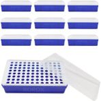 Zürih Ticaret ZURIHLAB Ependorf Tüp Standı 0.5ml İçin - 96 Delikli Eppendorf Sporu - 10 Adetlik Toptan Set