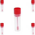 Zürih Ticaret ZURIHLAB Kaşıklı Gaita Kabı 25 mL - Non Steril - Numune Kabı - Vida Kapaklı - (10 Adetlik Set)
