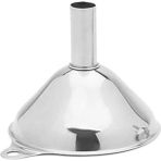 Zürih Ticaret ZURIHLAB Paslanmaz Çelik Huni 45 mm - Stainless Steel Funnel - Sağlam ve Dayanıklı
