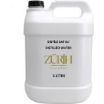 Zürih Ticaret ZURIHLAB Saf Su 5 Litre - Distile Saf Su - Distilled Water