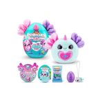 ZURU Rainbocorns Axolotlcorn Surprise Peluş Oyuncak, Mor-Pembe Desenli, 10+ Sürpriz İçerir