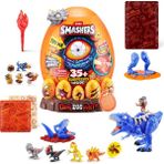 Zuru Sesli ve Işıklı Smashers Dino Yumurta Avı Sürpriz Paket MHR16000 - Gri Dinozor - Renkli