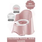 Zuu Baby Comfort Taşınabilir Lazımlık – Çocuk Tuvalet Eğitimi Alıştırma Lazımlığı Pembe