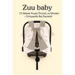 Zuu Baby Puset Örtüsü Seti 2’li | Bebek Puset Örtüsü + Ortopedik Bel Destek Minderi