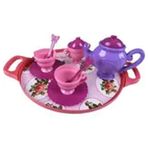 Zuzu Toys 4040 Renkli Tepsili Çaydanlık Seti