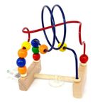 Zuzu Toys Ahşap Mini Eğitici Ve Zeka Koordinasyon Boncuklu Mama Sandalyesi Oyuncağı